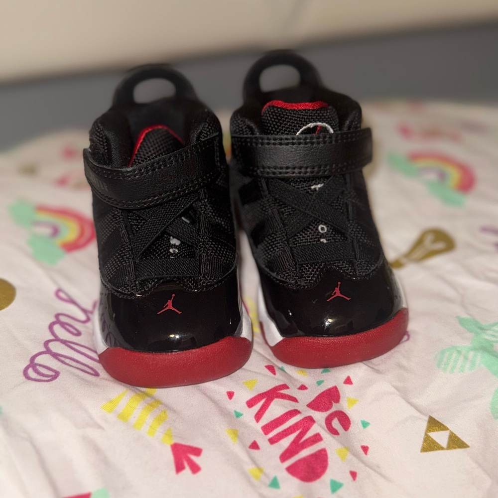 Black and Red Baby Sneakers